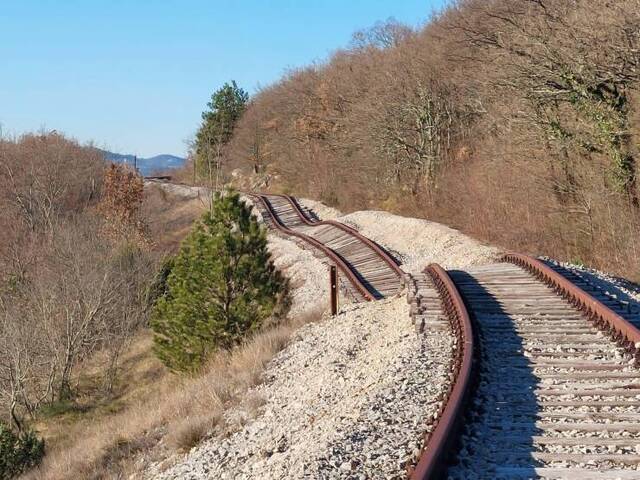 Die Strecke ist etwas holprig