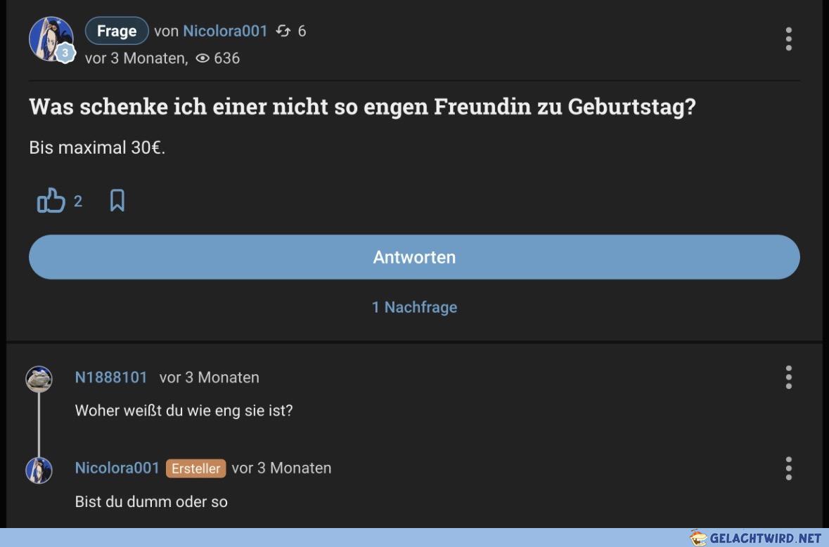 Dumm ist der der dummes tut