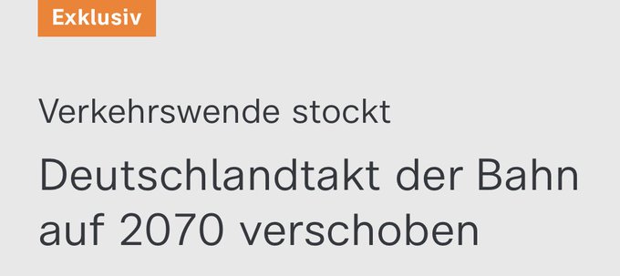 Durchaus ambitionierter Plan.