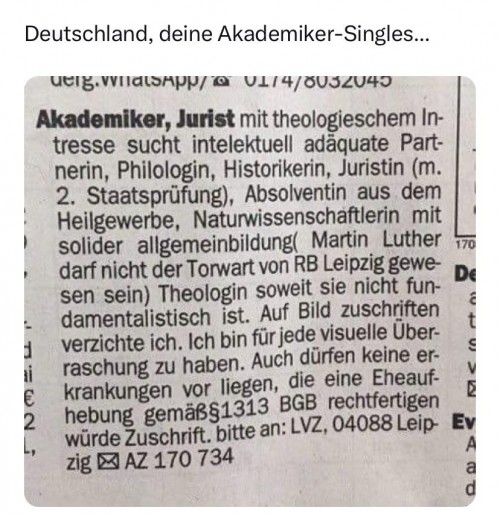 Endlich mal normale Leute