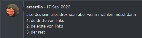 finde ich lustiger als ich sollte