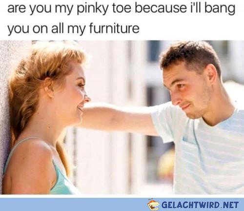 Flirten kann er