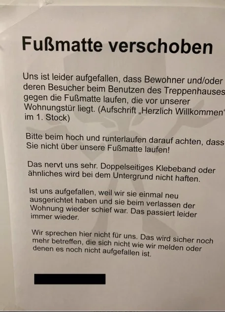 Frechheit!