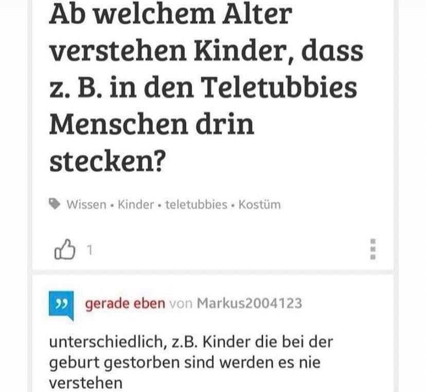 Froindliche Antwort :)