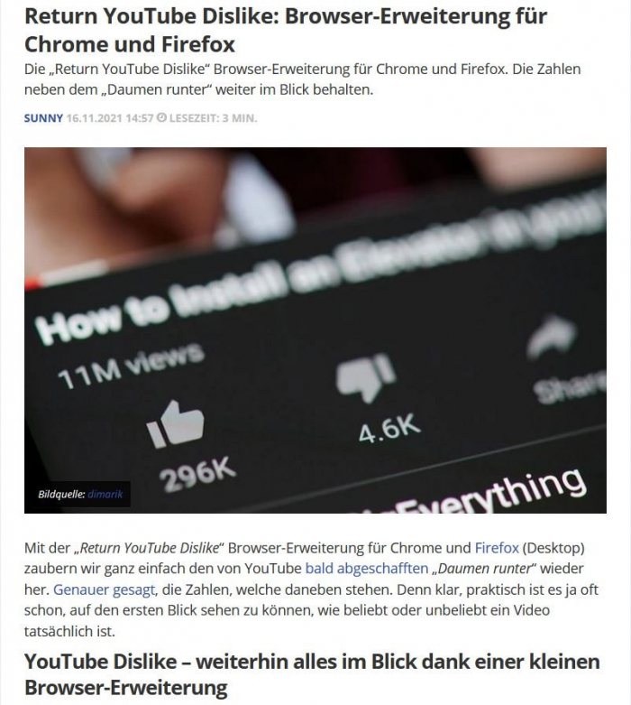 Funktioniert sogar