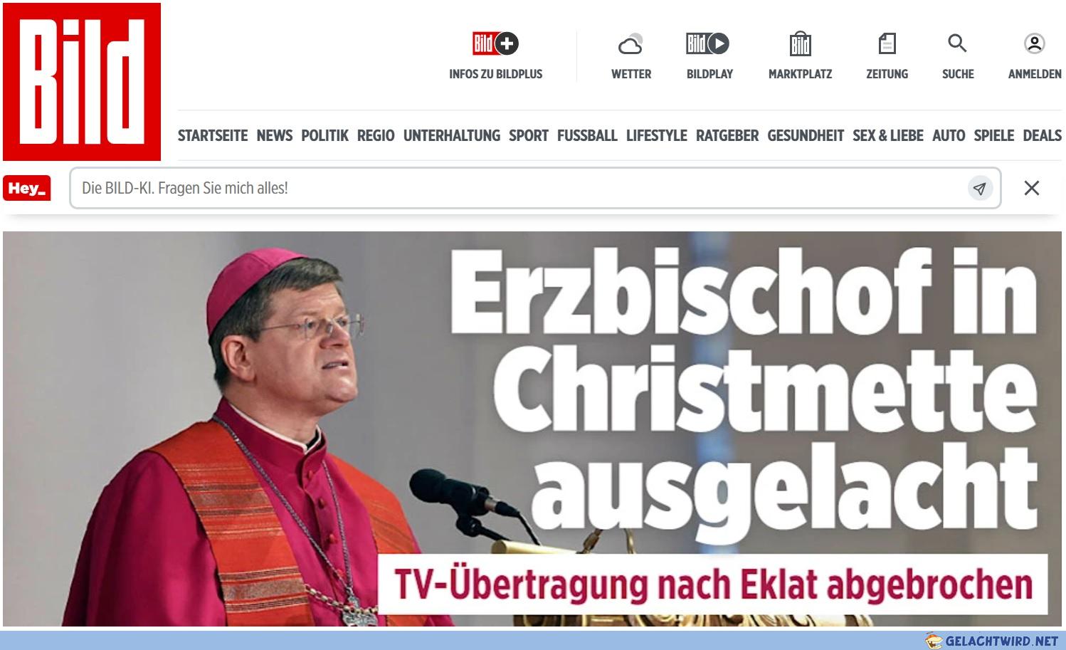Gelacht wird net!