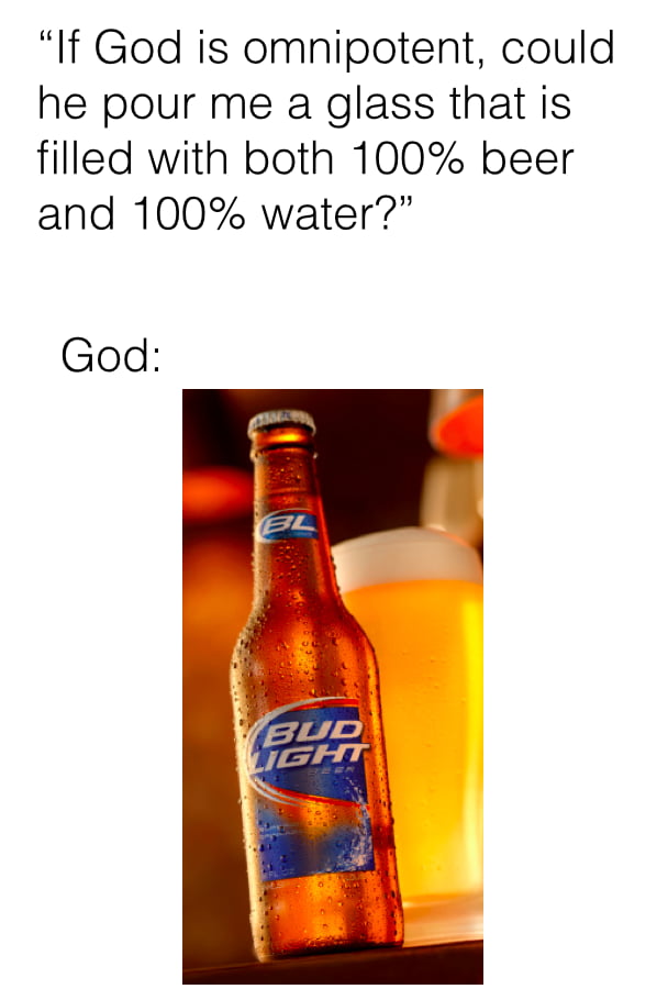 Gott ist doch allmächtig!