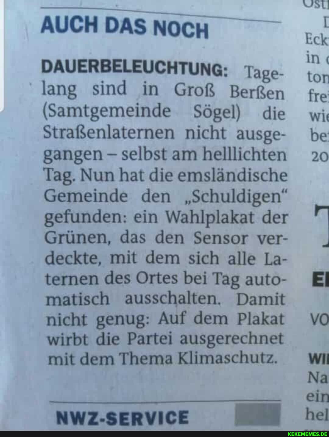 Grüne Inkompetenz