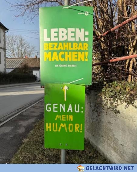 Grüner Humor