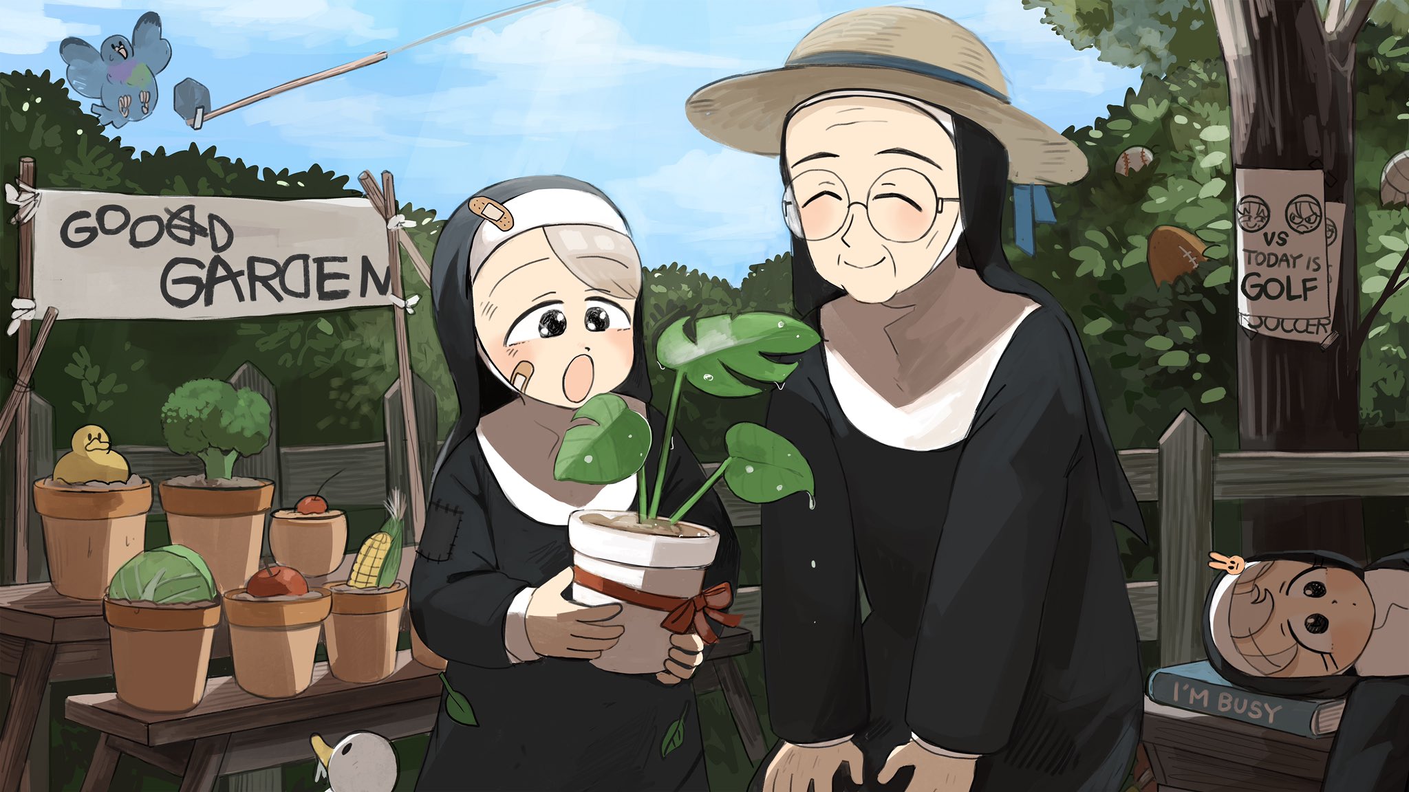Gärtnernonne