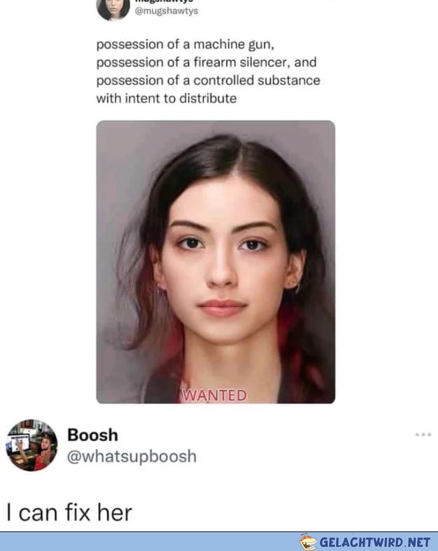 I can fix her