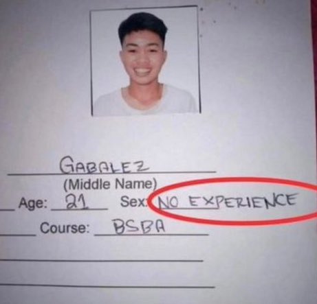 Ich bei der Bewerbung