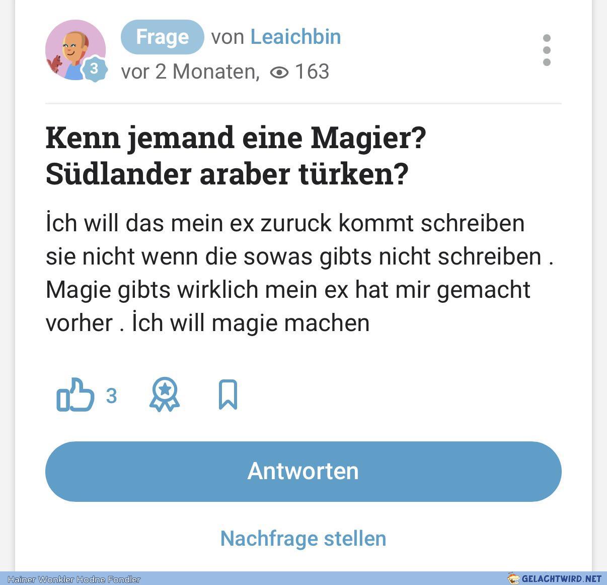Ich will Magie machen