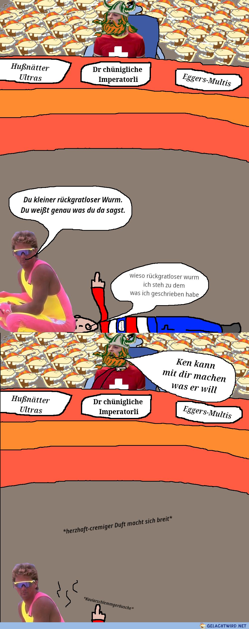 Immer locker durch die Hose atmen!