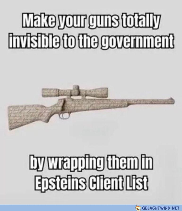 Invisible gun