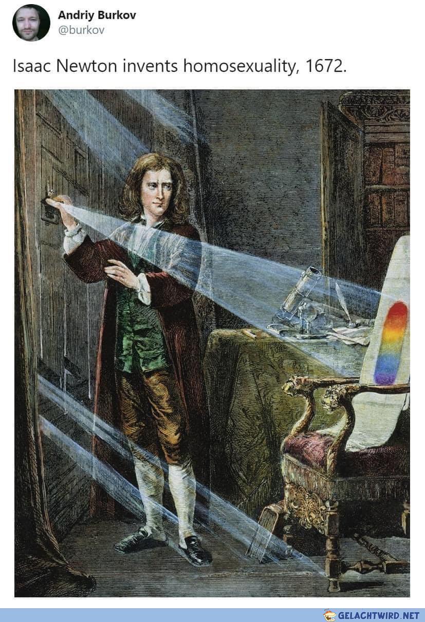 Isaac Newton ist schuld