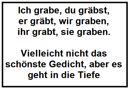 Jooo, Bock aufn Gedicht?