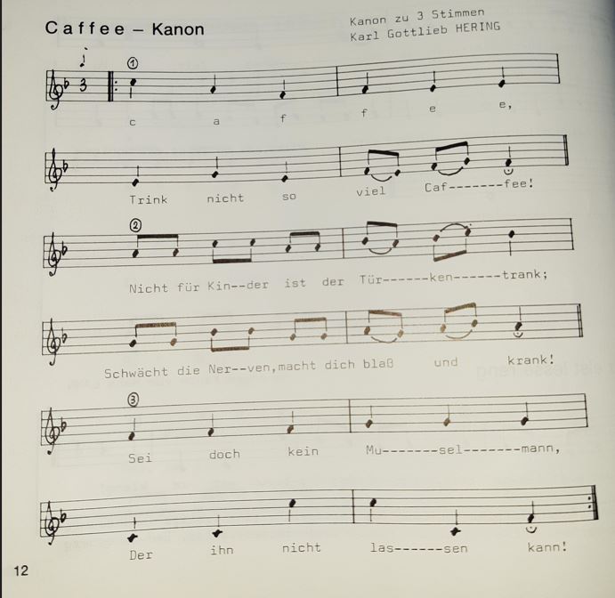 Kaffee-Song
