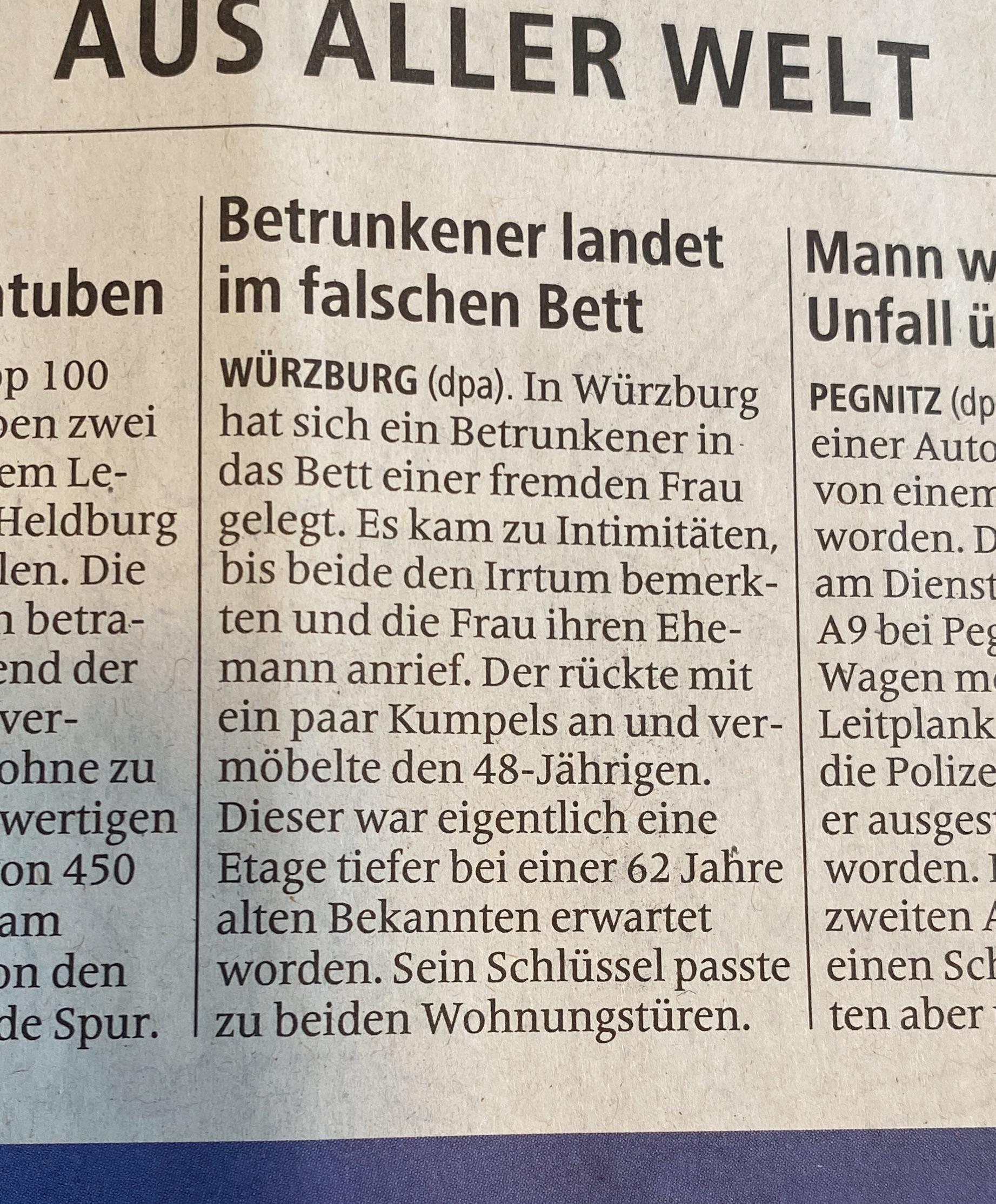 Kann passieren