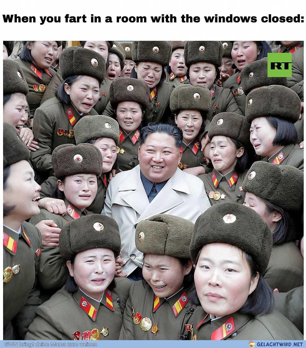 Kim hat gefurzt