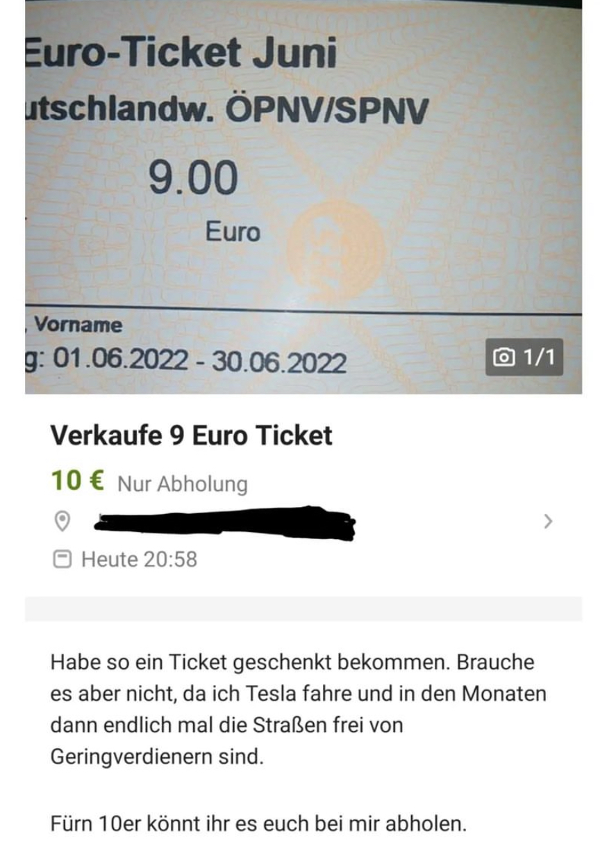 Klassischer Tesla Fahrer