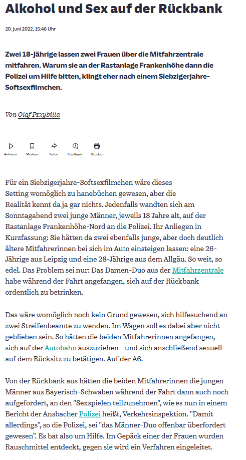 Kleine Überforderung