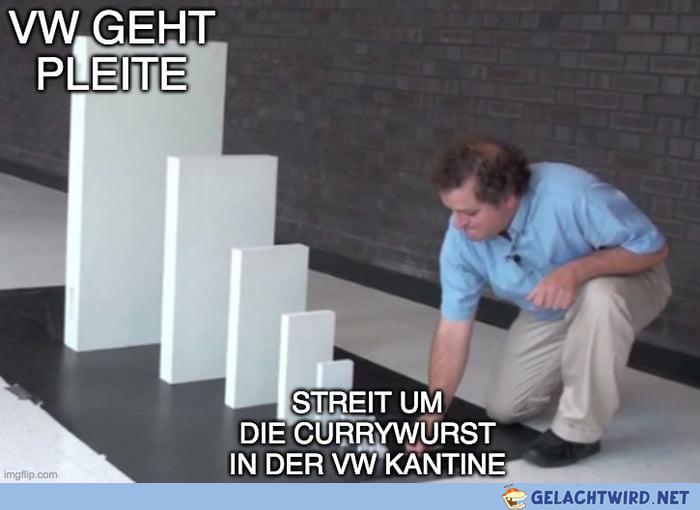 Kleiner Dominoeffekt
