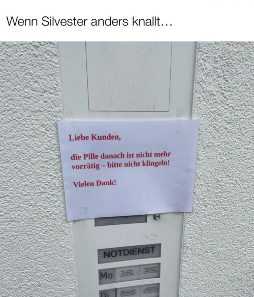 Kleines Versorgungsproblem