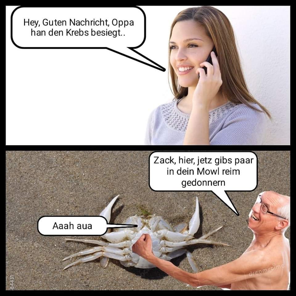 Krebs besiegt