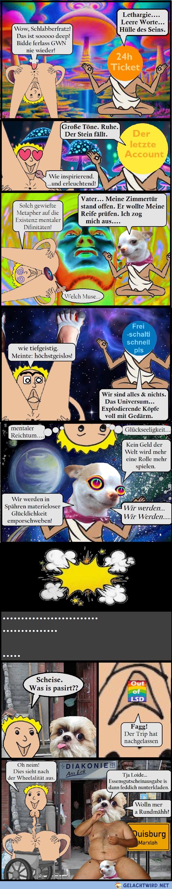 Leider wieder nüchtern