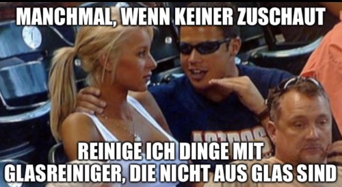 Mach ich immer so