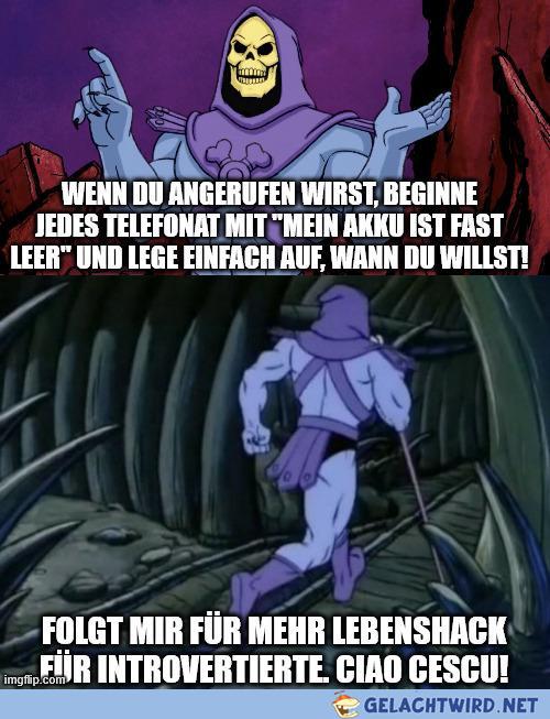 Mach ich immer so