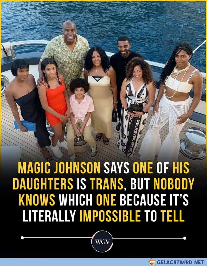 Magic Johnsons Sohn ist ne Transe