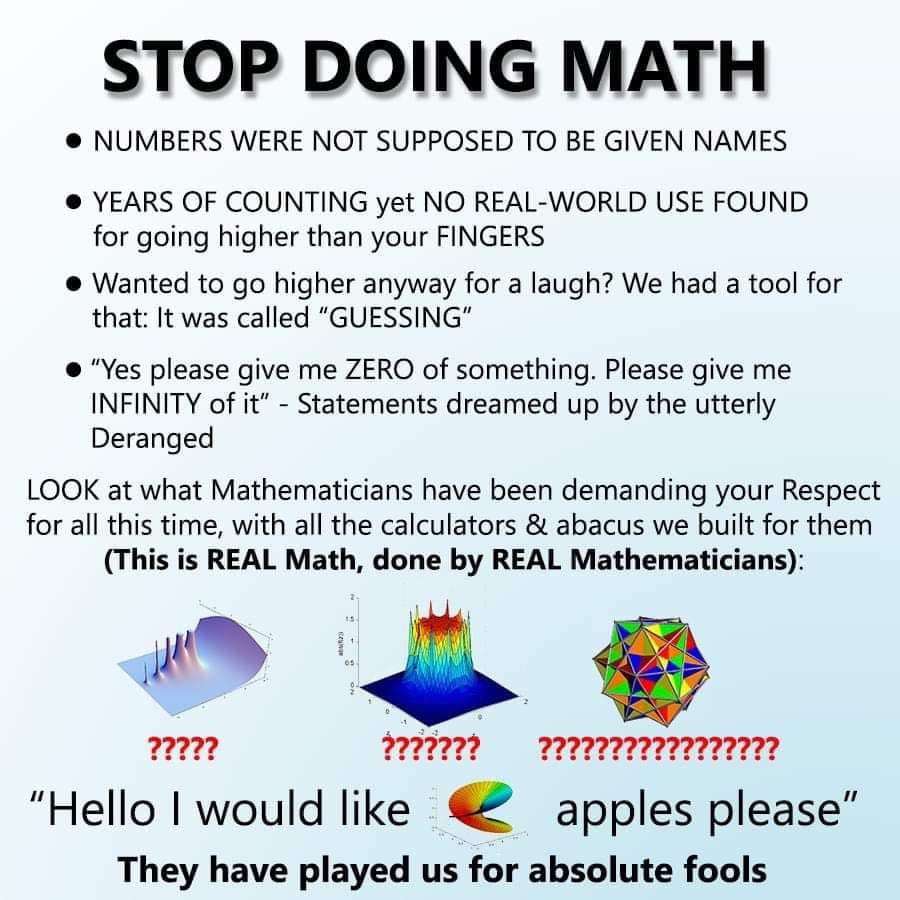 Mathe ist FAKE!!!!!