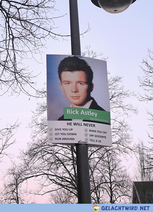 Meine Stimme hat er