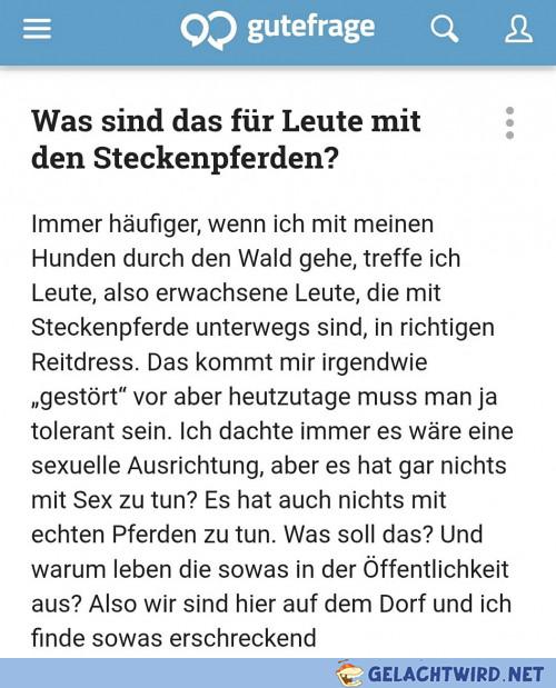 Muss man nicht