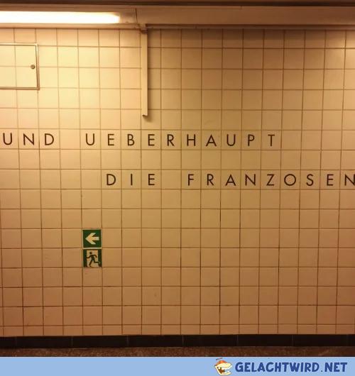 Musste mal gesagt werden!