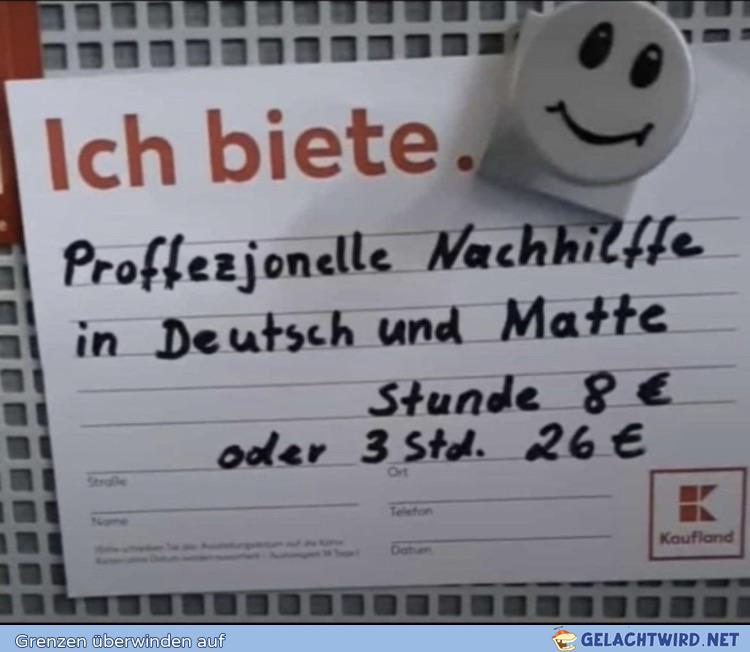 Nachhilfe