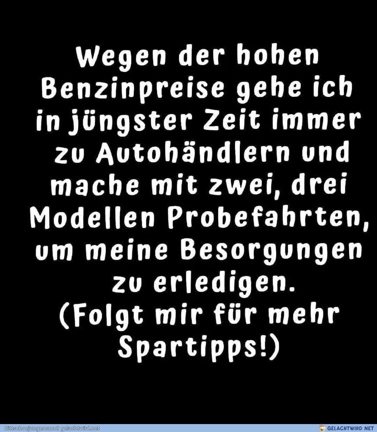 Neuester Spartipp
