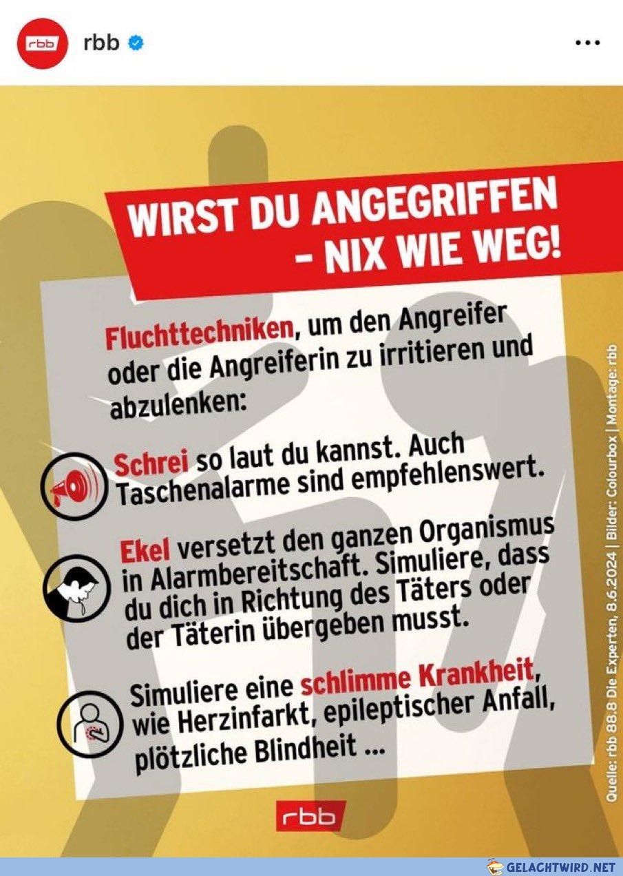 Nicht stechen, bin blind