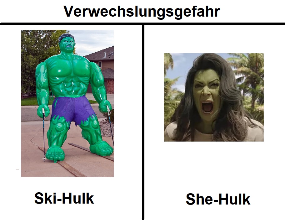 Nicht verwechseln