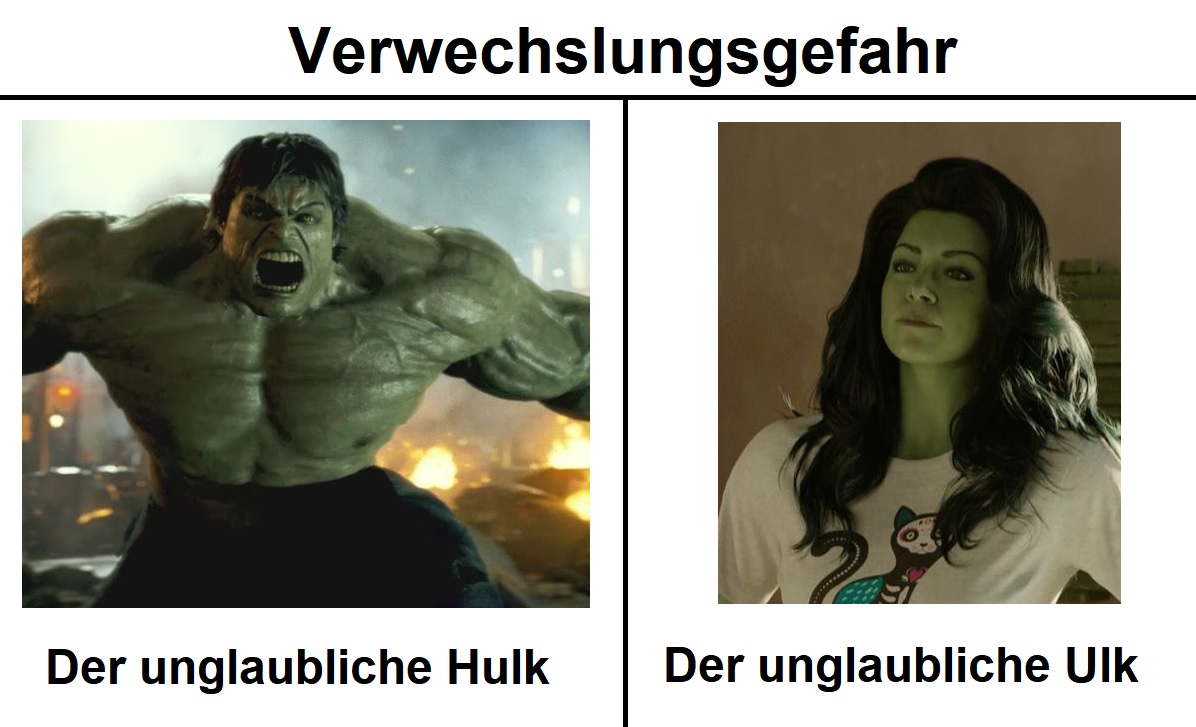 Nicht verwechseln