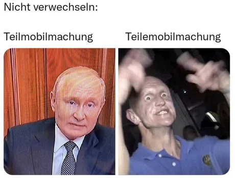 nicht verwechseln