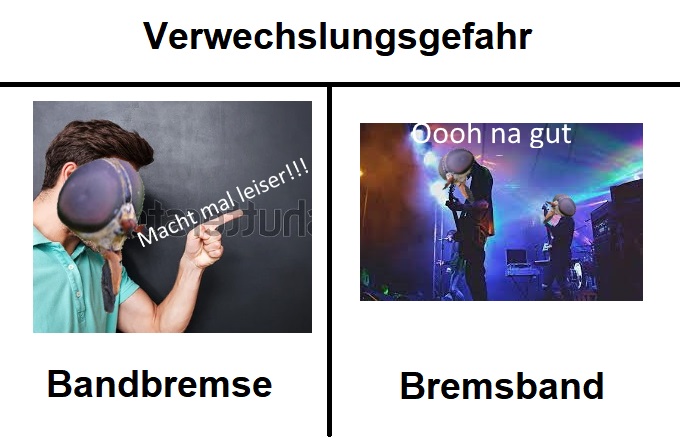 Nicht verwechseln