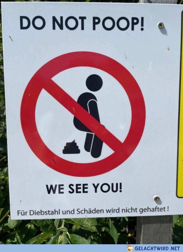 Nichts darf man