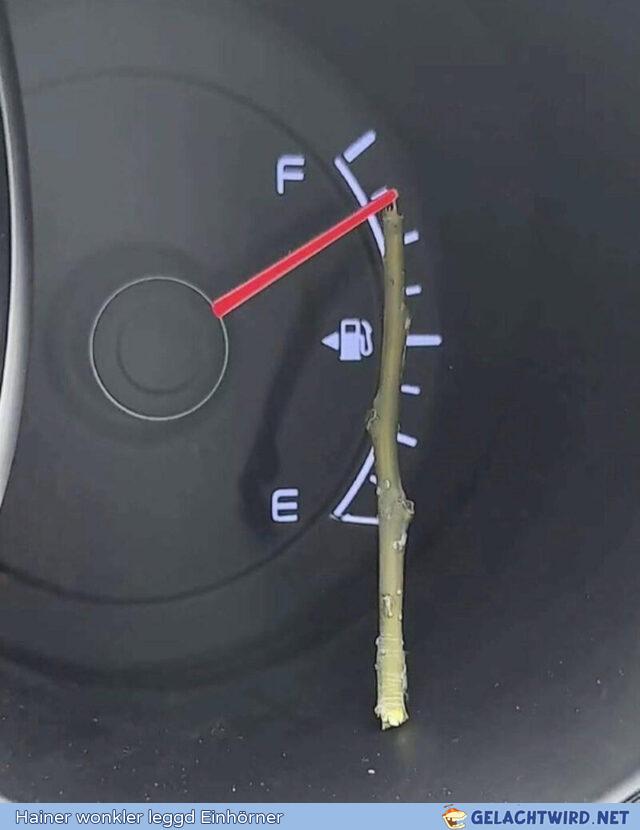 Nie wieder leerer Tank
