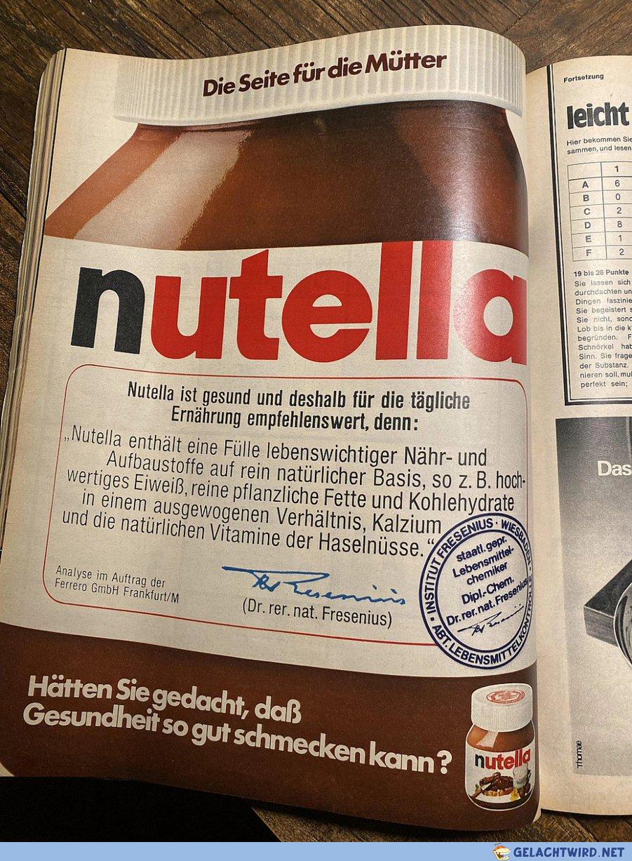 Nutella ist gesund