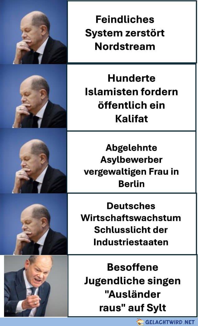 Olaf wachsam