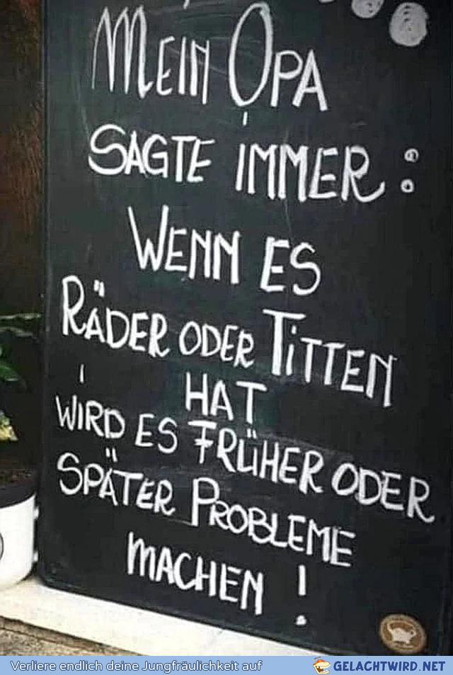 Opa wusste Bescheid!