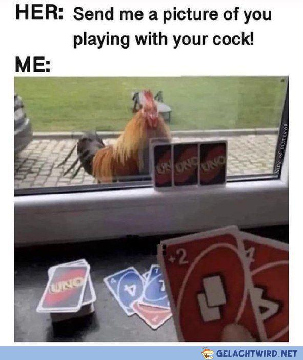 Playing with cock